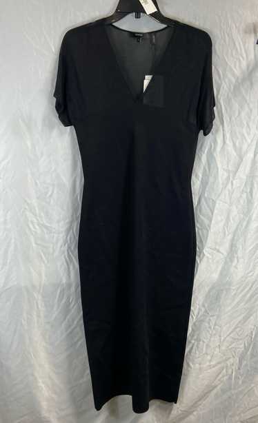 NWT Theory Womens Black V-Neck Kimono Illusion Mid