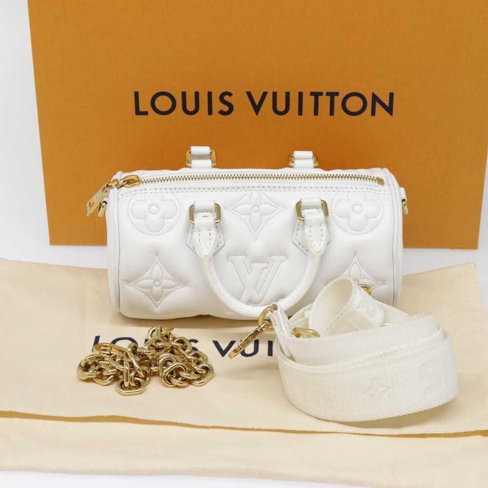 Louis Vuitton Papillon White Leather Handbag (Pre… - image 11