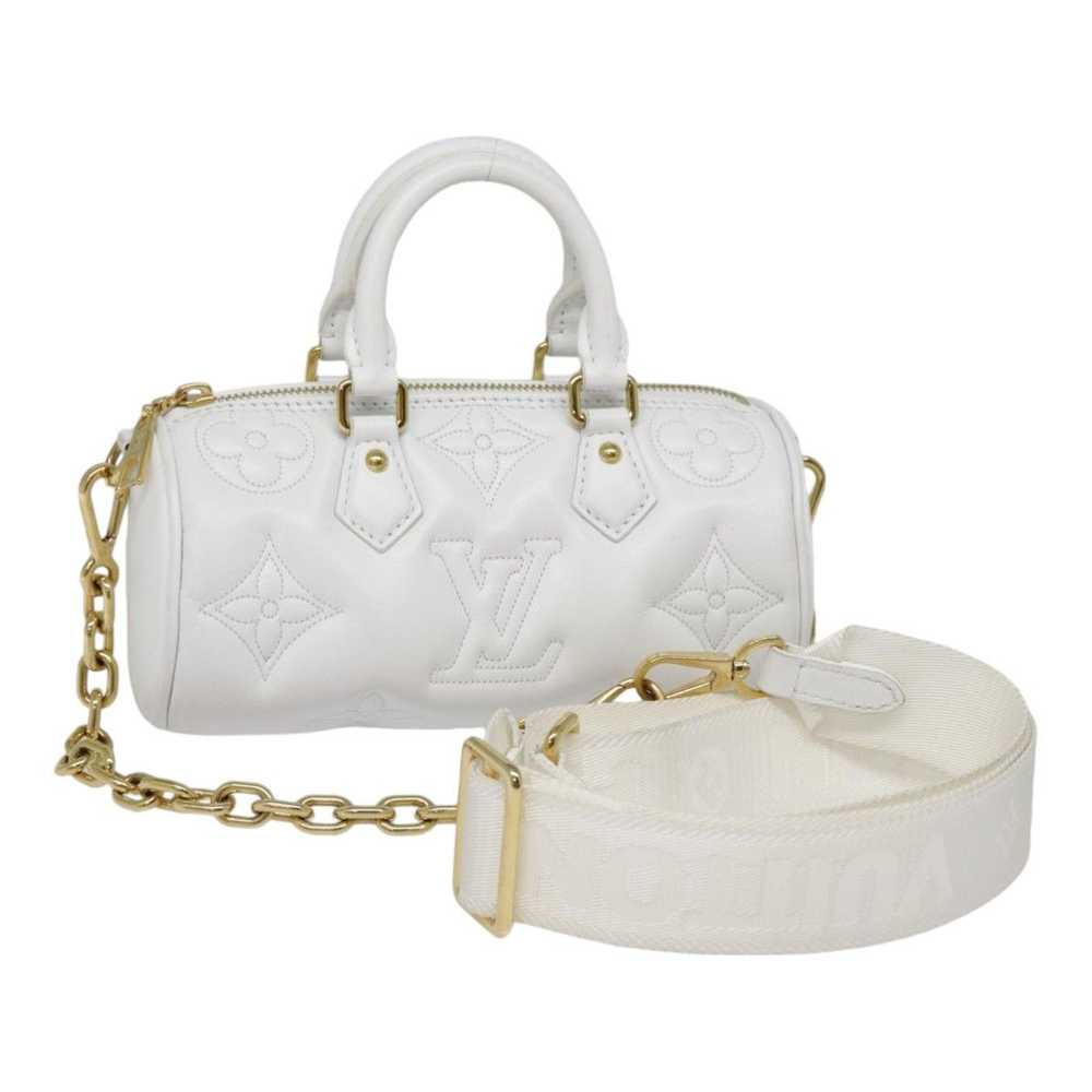 Louis Vuitton Papillon White Leather Handbag (Pre… - image 12