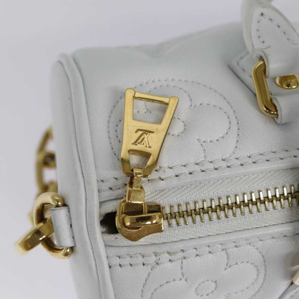 Louis Vuitton Papillon White Leather Handbag (Pre… - image 7