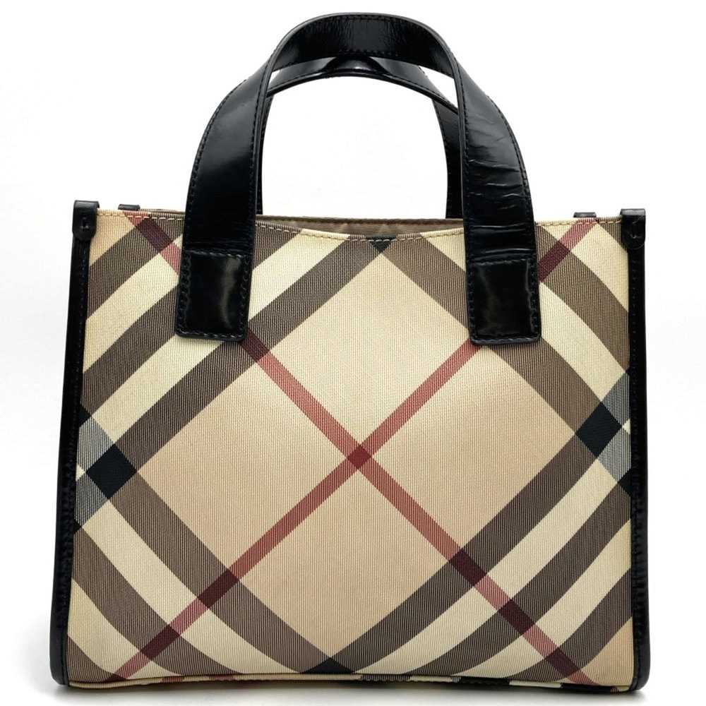 Burberry Nova Check Beige Canvas Tote Bag (Pre-Ow… - image 2