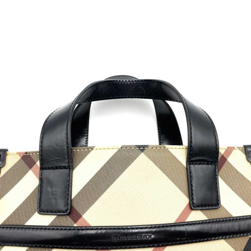 Burberry Nova Check Beige Canvas Tote Bag (Pre-Ow… - image 6