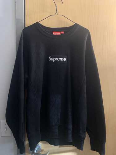 トップス Supreme Box Logo Crewneck BLACK Supreme Box Logo Crewneck (FW22) Black Men's - FW22 - US