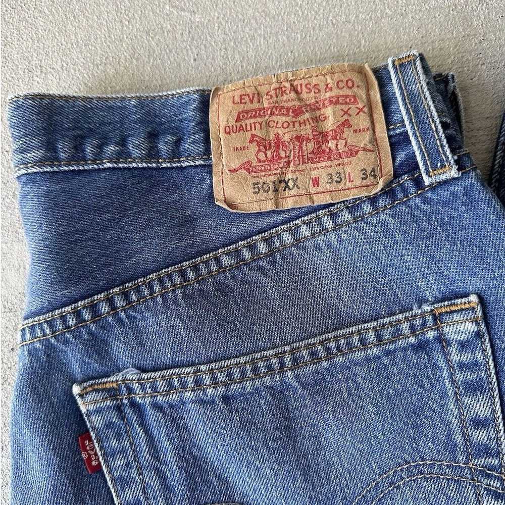 Levi's × Streetwear × Vintage Vtg levis 501xx jea… - image 2