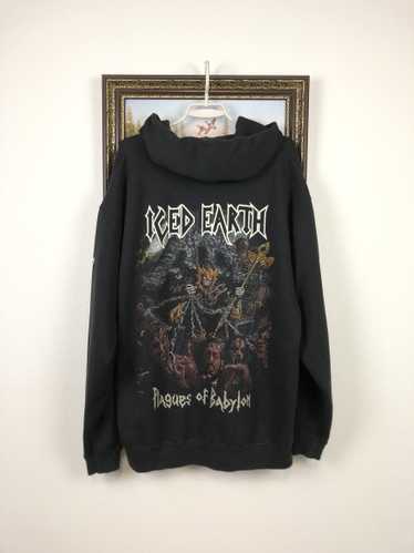 Band Tees × Rare × Vintage Vintage Iced Earth Pla… - image 1