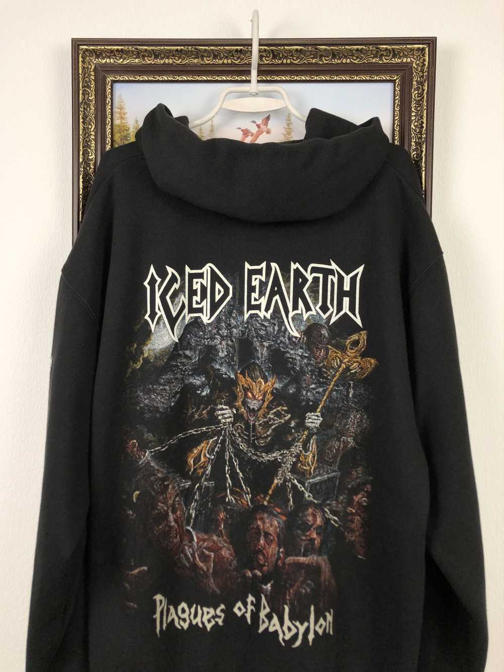 Band Tees × Rare × Vintage Vintage Iced Earth Pla… - image 2