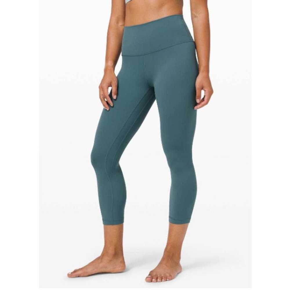 Lululemon Lululemon Align Crop *21" Desert Teal S… - image 1