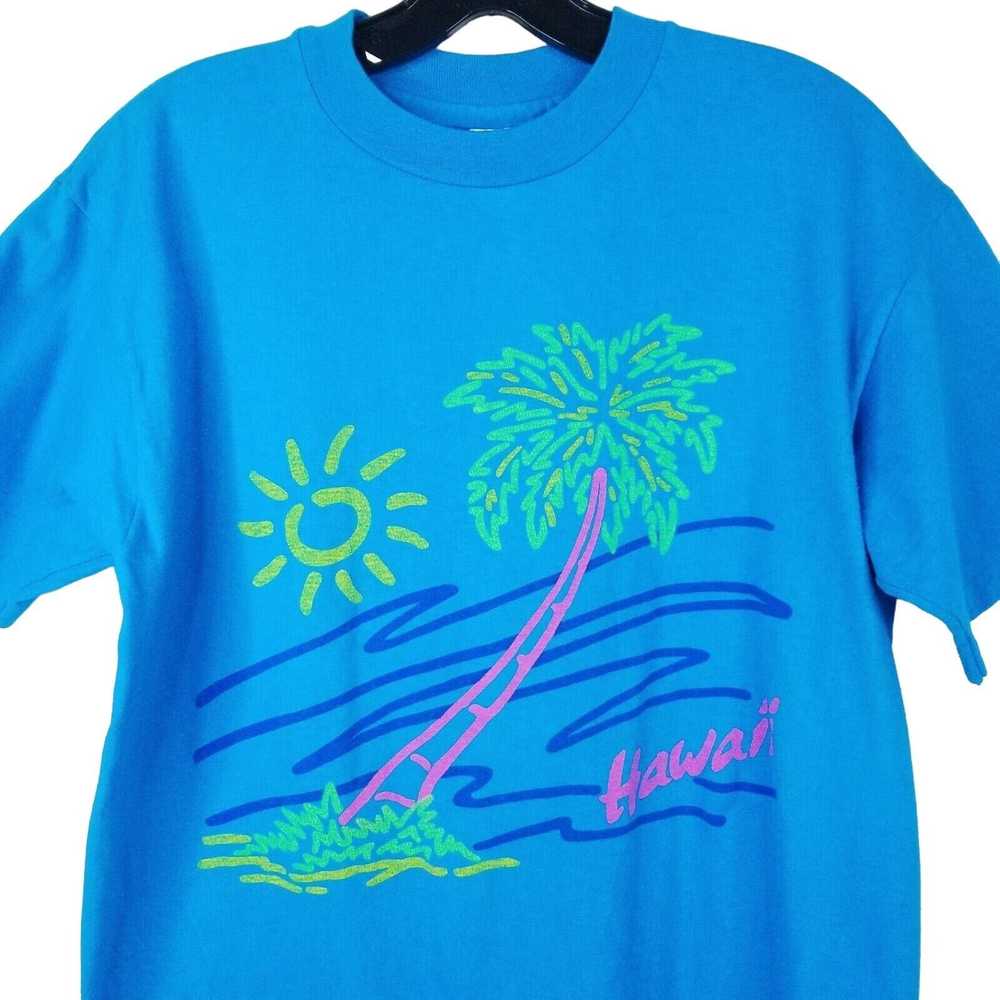 Hanes Hanes Single Stitch Hawaii T Shirt Adult L … - image 1