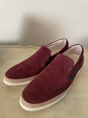 Tod's Suede Espadrille Loafer