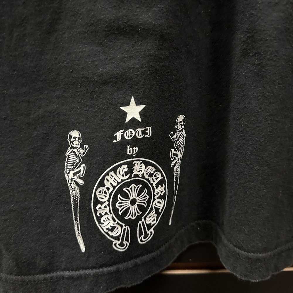 Chrome Hearts Chrome hearts fork skull Jarvis tee - image 3