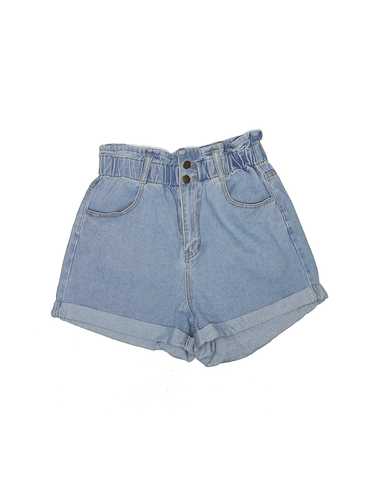 Forever 21 Contemporary Women Blue Denim Shorts L