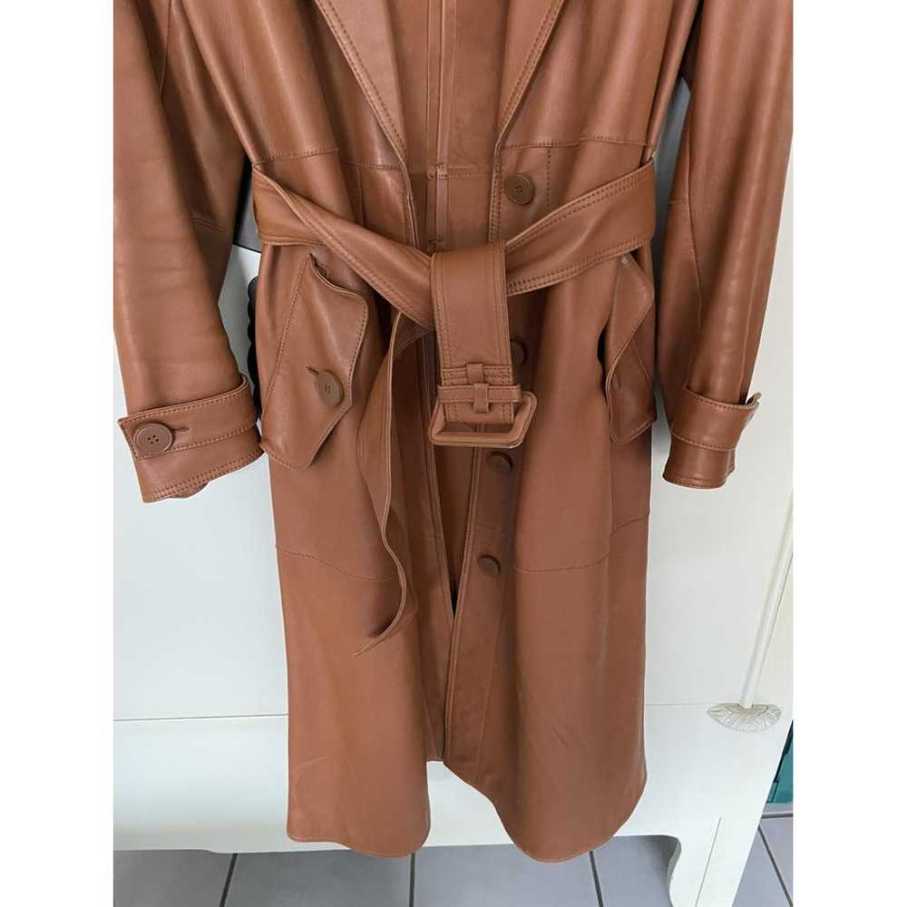 Acne Studios Leather trench coat - image 5