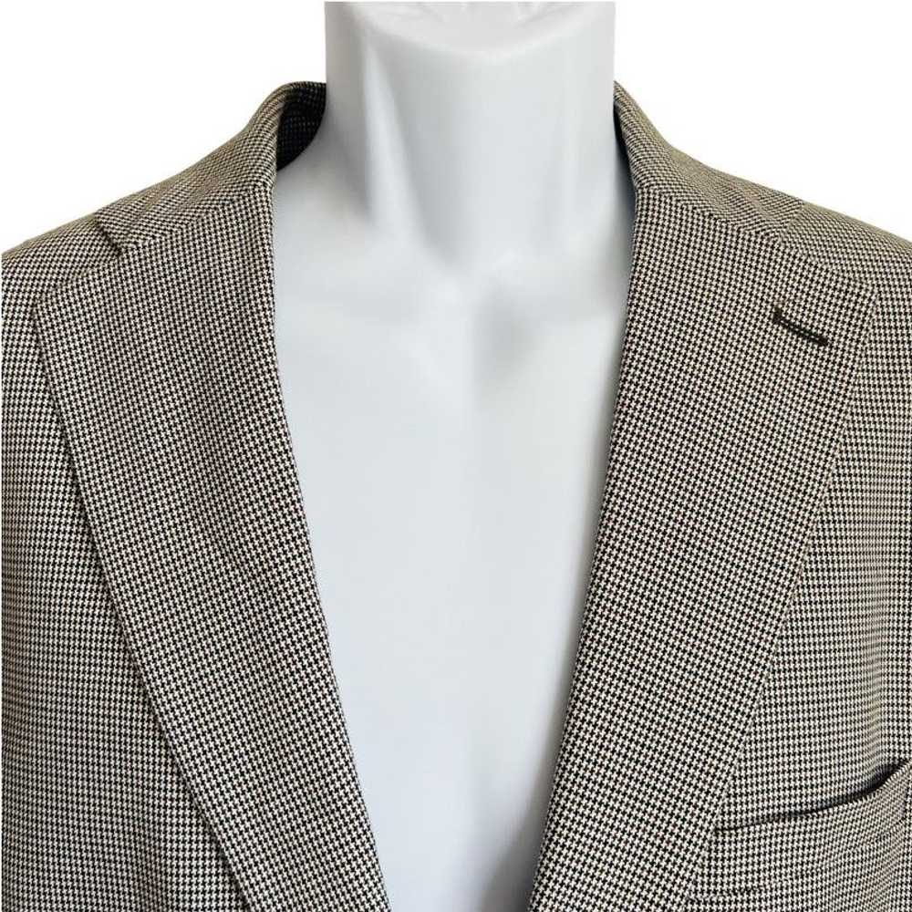 Zara Zara Man Black Houndstooth Blazer Sport Coat… - image 7