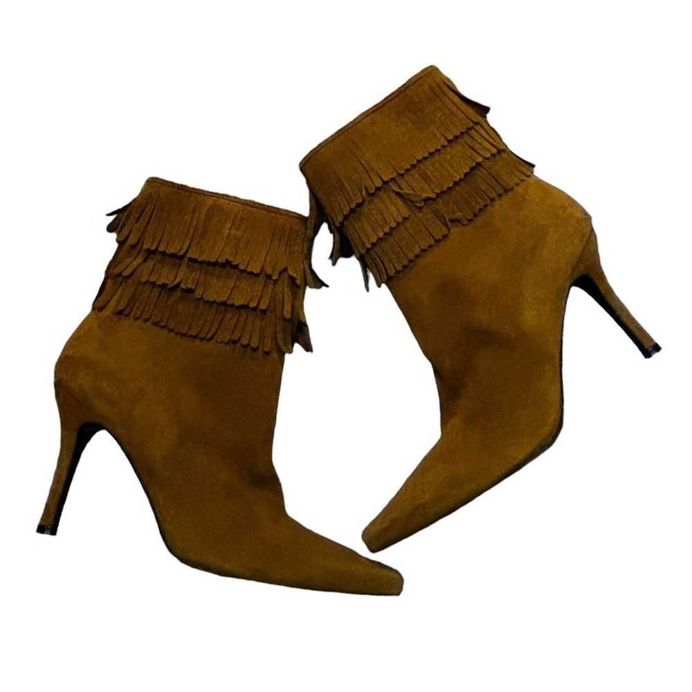 Stuart Weitzman Stuart Weitzman Suede Fringe Boot… - image 3