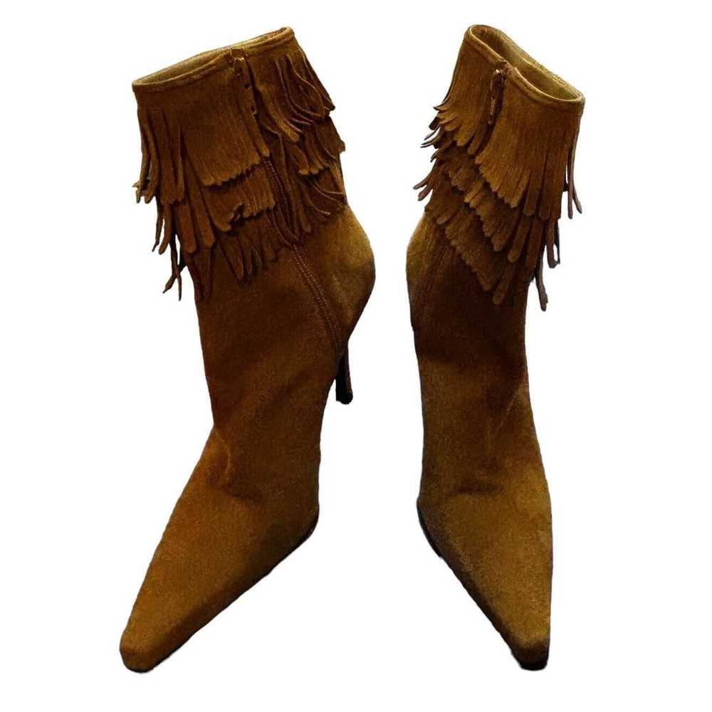 Stuart Weitzman Stuart Weitzman Suede Fringe Boot… - image 5