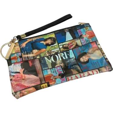 Michelle Obama Chic Magazine Print Clutch Wristlet