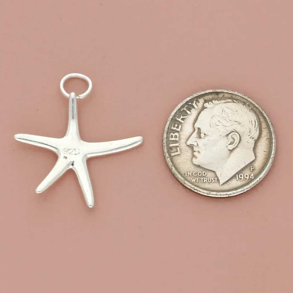 Sterling Silver Vintage Starfish Beach Charm - image 4