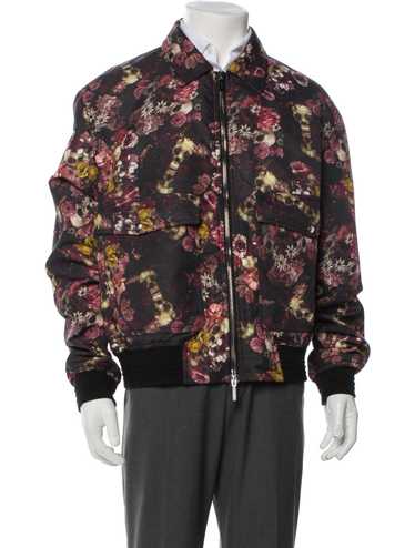 【DIOR HOMME】BLACK BLOCK PRINT RED COTTON【即発送】 Christian Dior Dior Homme Abstract Print Bomber Jacket