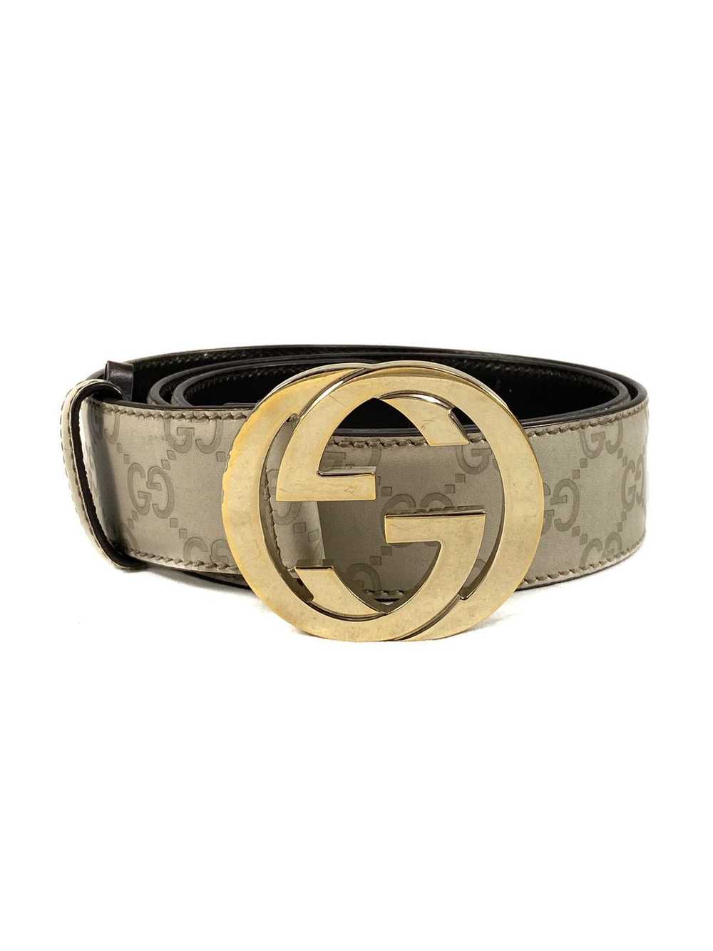 Gucci GUCCI Beige BELT GUCCISSIMA SUPREME Gg SIGN… - image 1