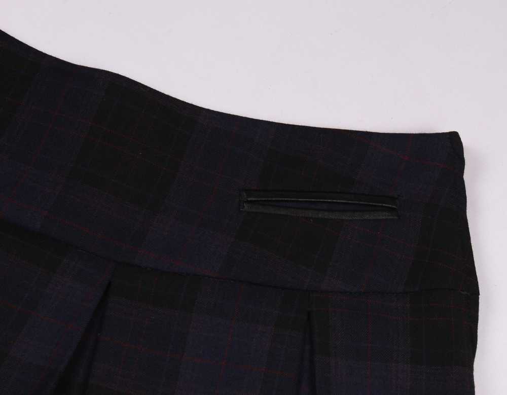 Sandro Sandro Paris Plaid Purple Mini Skirt - image 6