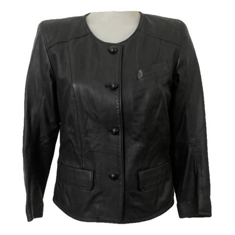 Non Signé / Unsigned Leather jacket - image 1