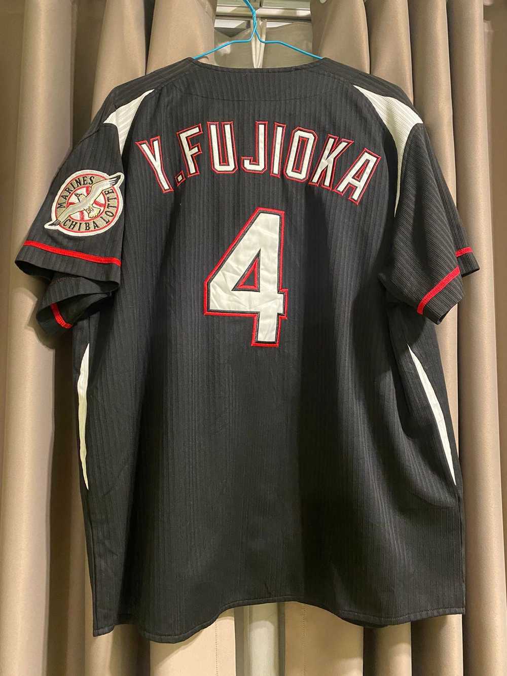 Majestic Jersey Baseball Original Chiba Lotte Mar… - image 1