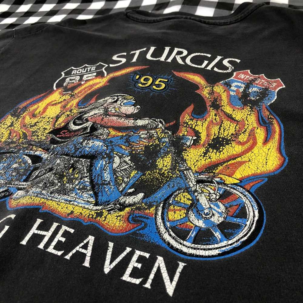 Hanes × Harley Davidson × Vintage Sturgis Hog Hea… - image 5