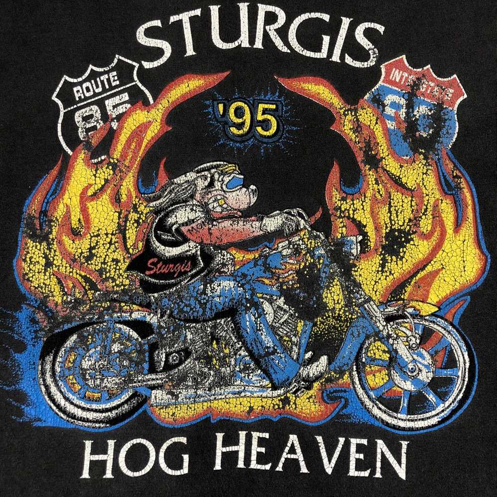 Hanes × Harley Davidson × Vintage Sturgis Hog Hea… - image 6