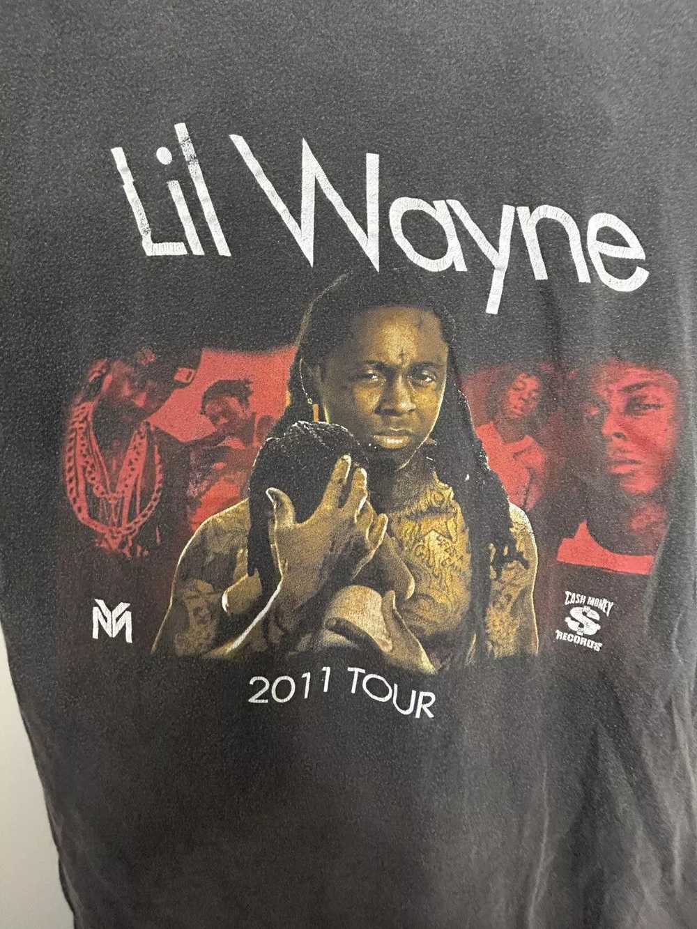 Band Tees × Lil Wayne × Rap Tees Lil Wayne YMCMB … - image 3