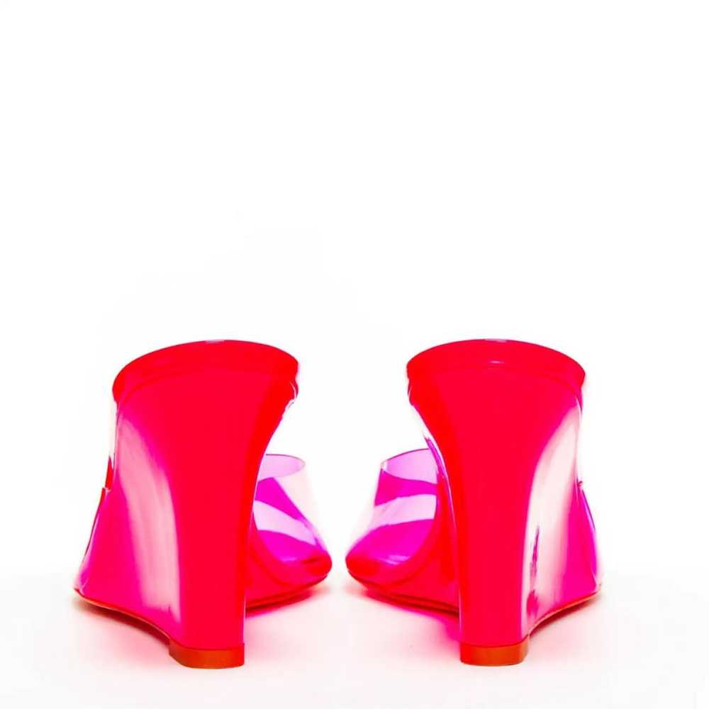 Bettina Vermillon Patent leather mules - image 4