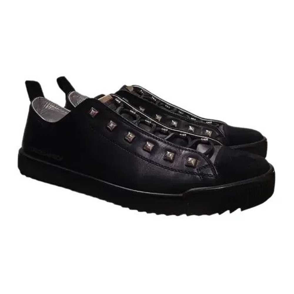 Dsquared2 Black Leather LowTop Sneakers - image 1