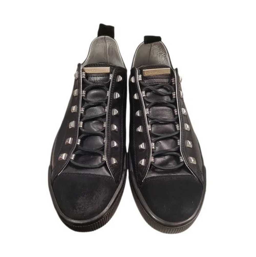 Dsquared2 Black Leather LowTop Sneakers - image 4