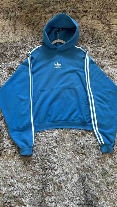 Adidas × Balenciaga Balenciaga Adidas Blue Hoodie 