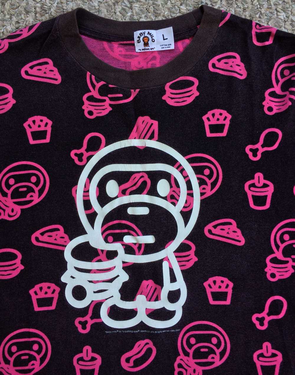 Bape OG Baby Milo Junk Food Tee - image 2