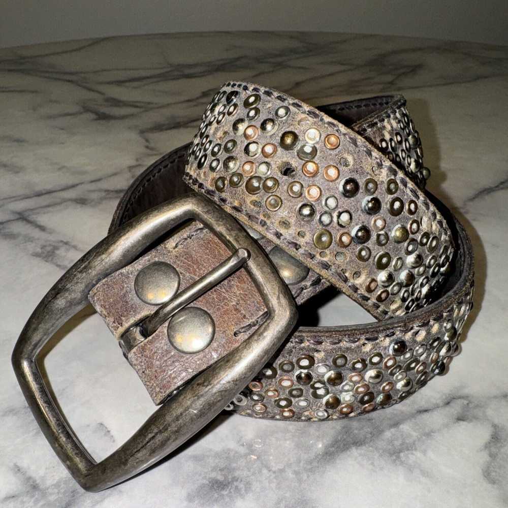 Frye The Frye Company Deborah Studded Rivets Belt… - image 1