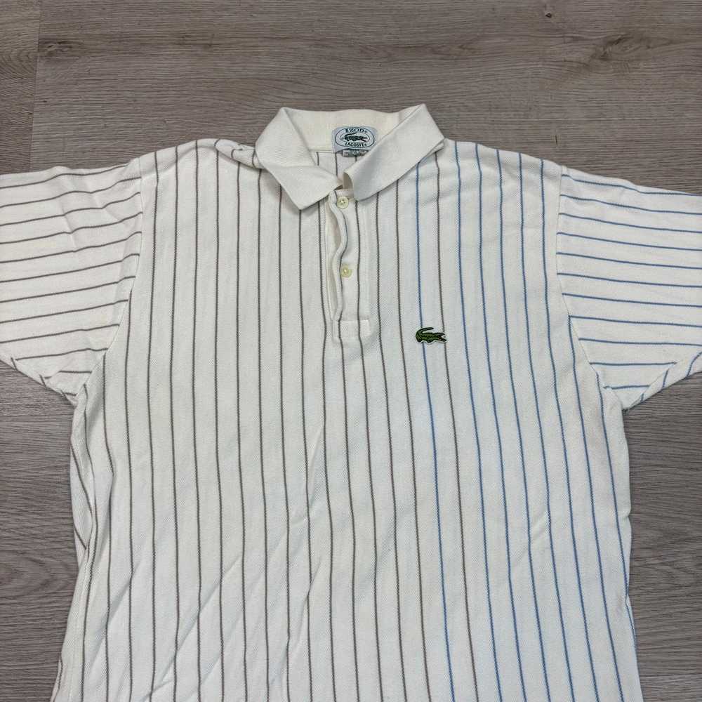 Lacoste Vintage 90s Izod Lacoste Two Tone Stripe … - image 2