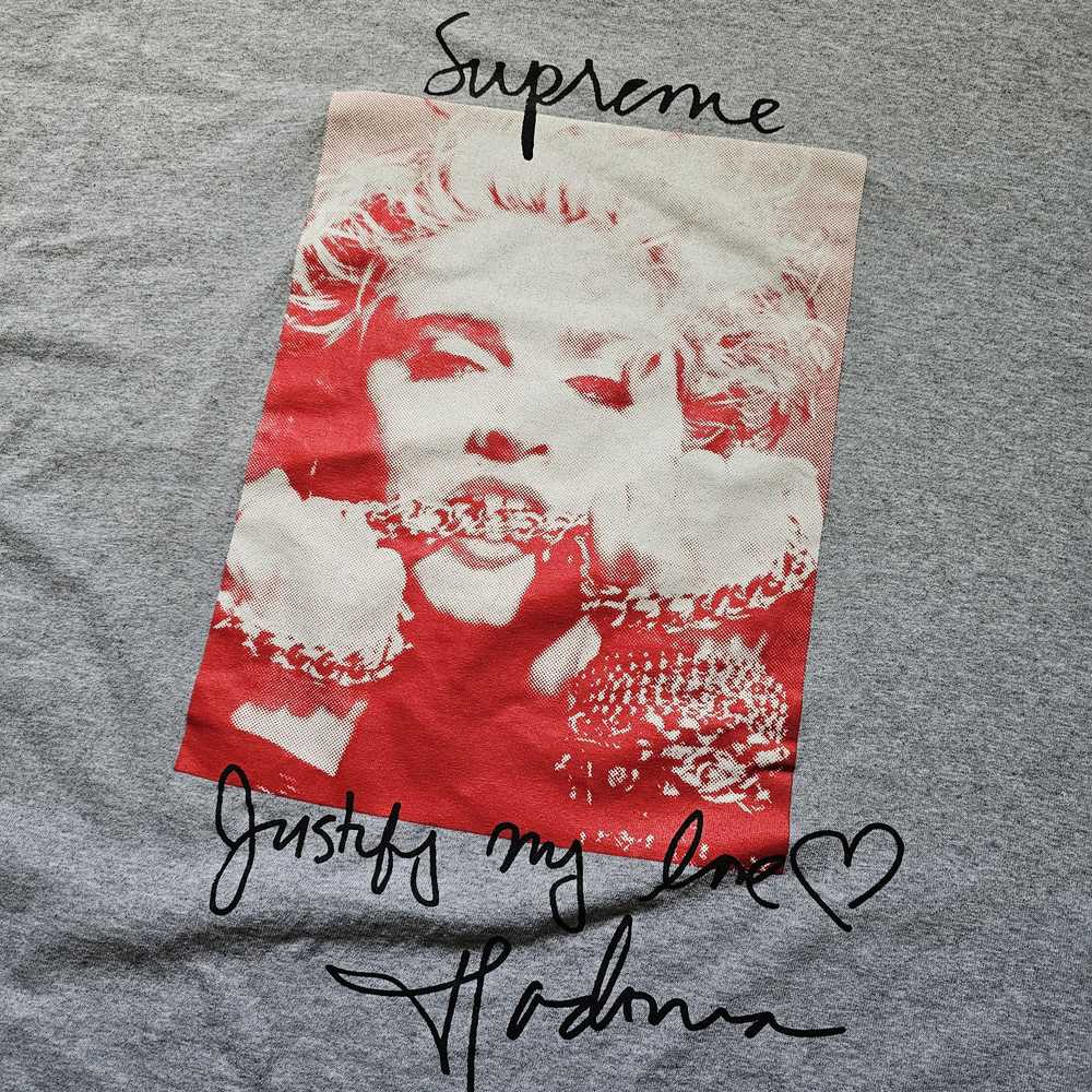 Supreme Supreme FW18 Madonna Tee Grey XL - image 2