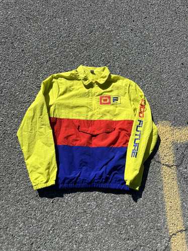 Odd future windbreaker yellow pink blue best sale