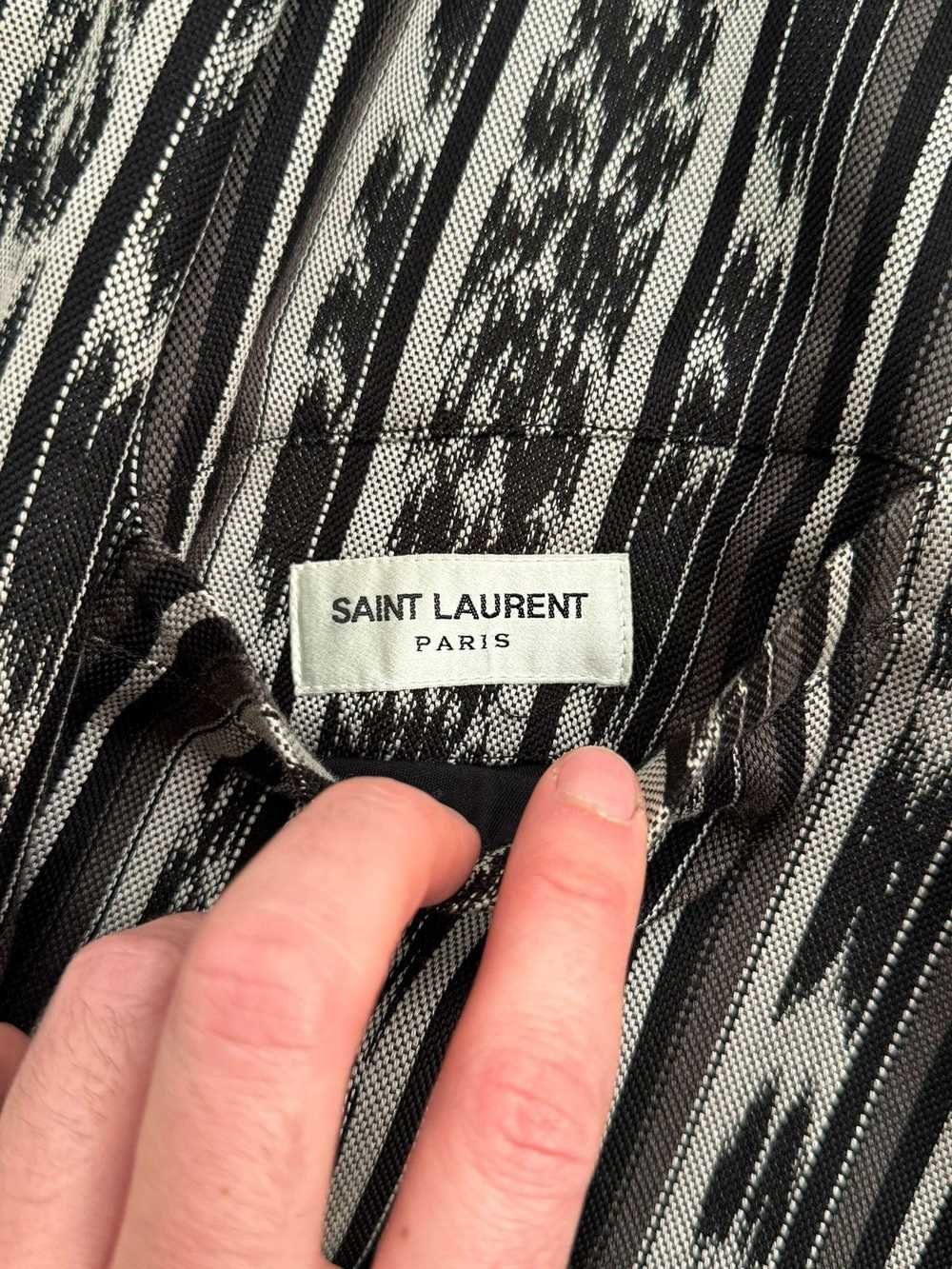 Saint Laurent Paris 2017 Reversible Ikat Pattern … - image 7