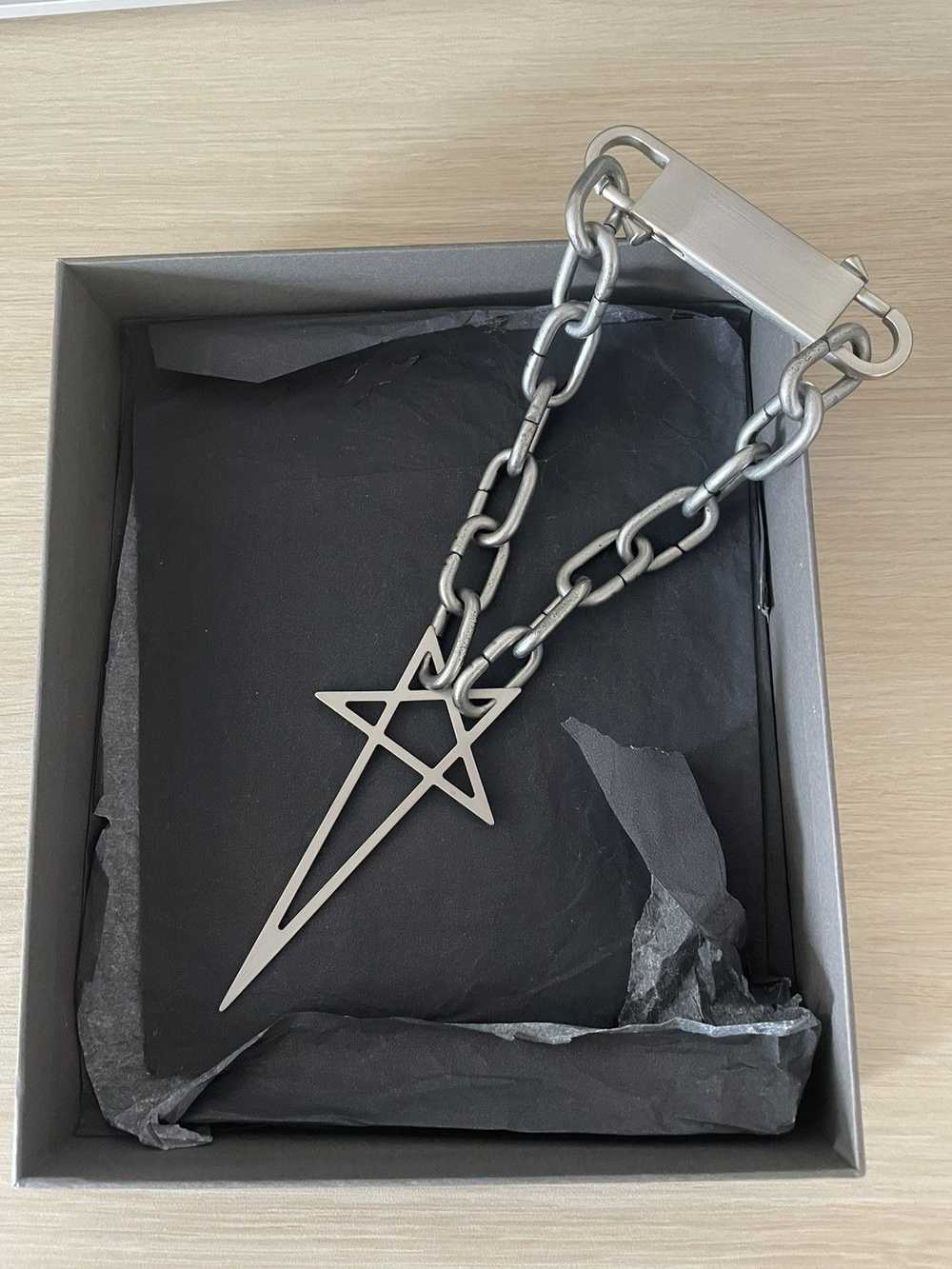 Rick Owens Rick Owens Pentagram choker