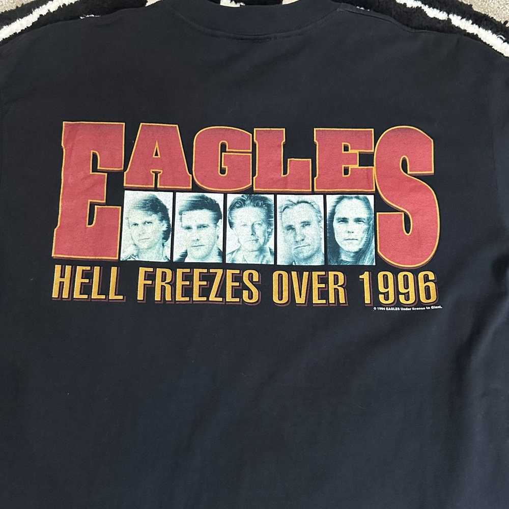 Band Tees × Tour Tee × Vintage Vintage Eagles Hel… - image 4