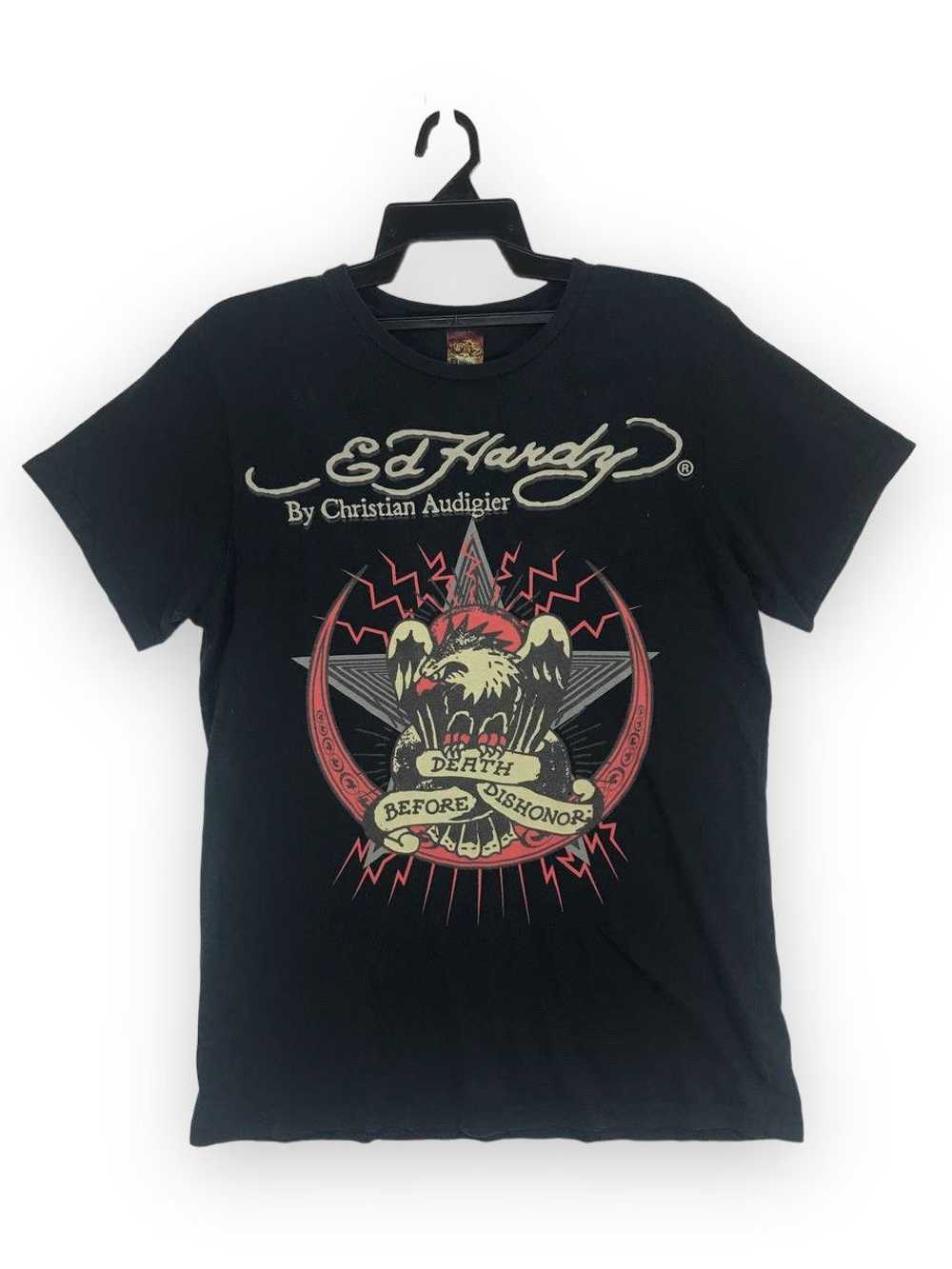 Ed Hardy Rare Design eagle death before dishonor - image 1