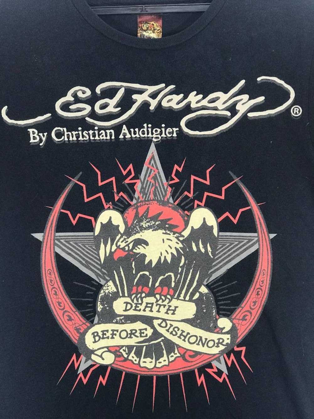 Ed Hardy Rare Design eagle death before dishonor - image 3