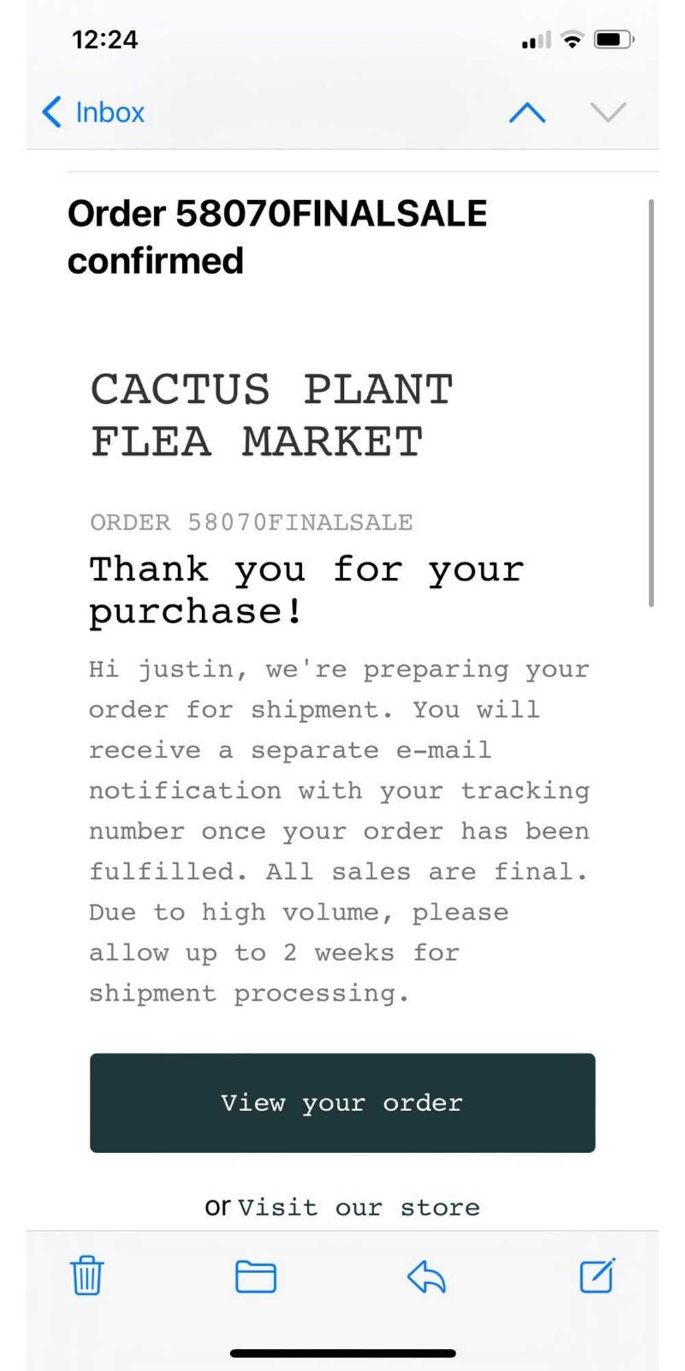 Cactus Plant Flea Market CPFM Ye Must Be Born Aga… - image 8