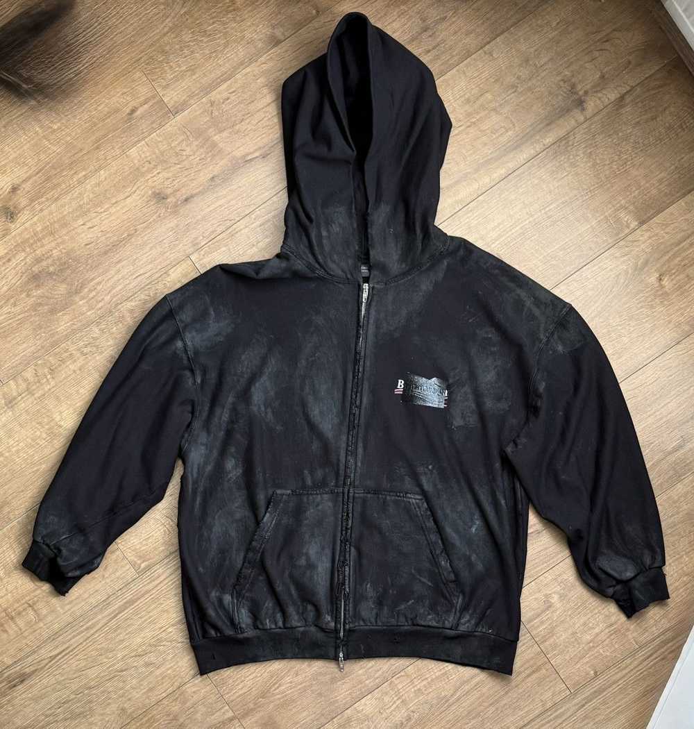 Balenciaga Balenciaga Mud Gaffer Hoodie - image 2