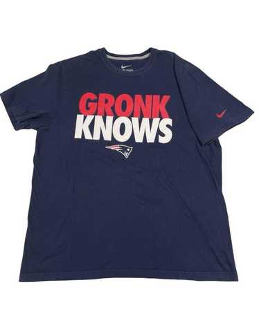 Nike NFL Nike GRONK KNOWS Size XXL Navy Blue Tee