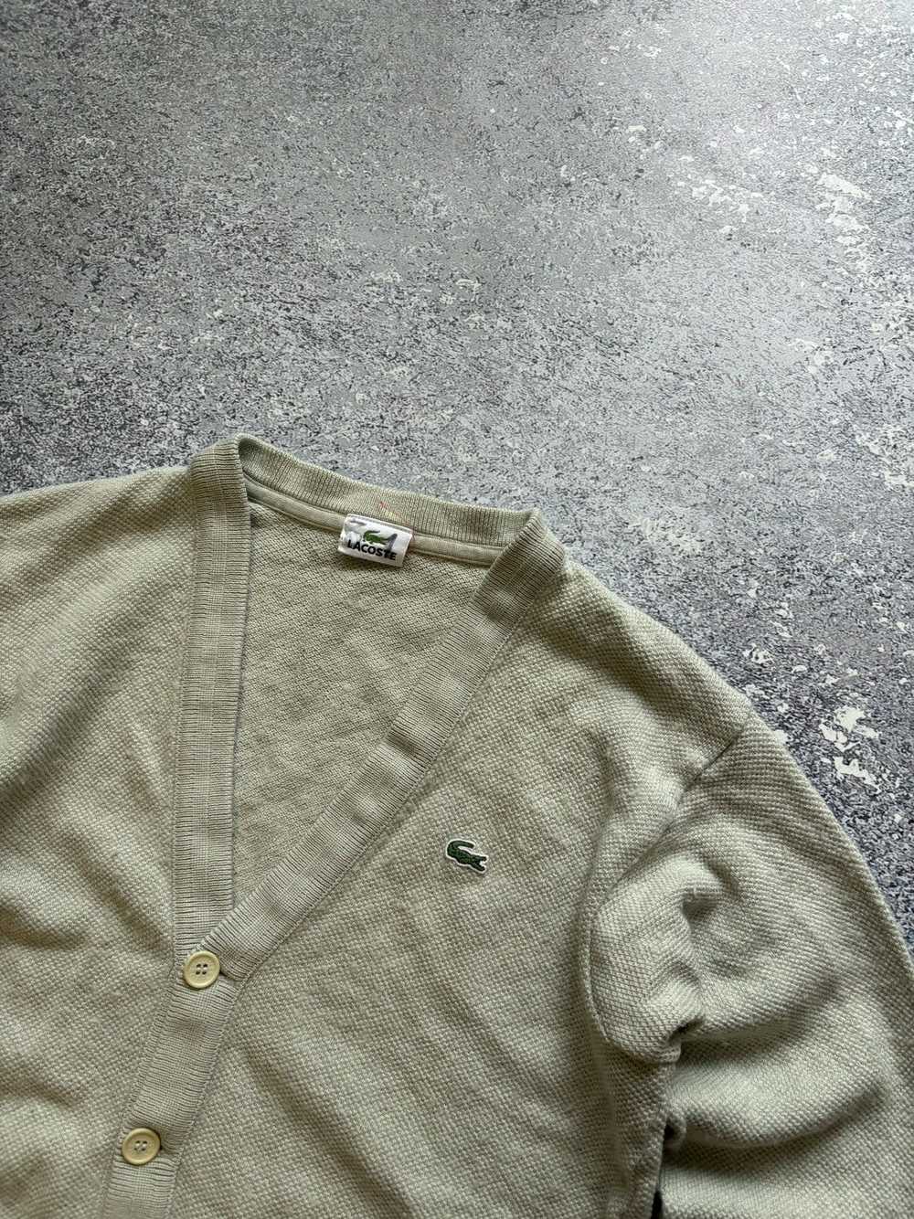 Cardigan × Japanese Brand × Lacoste Vintage Lacos… - image 2