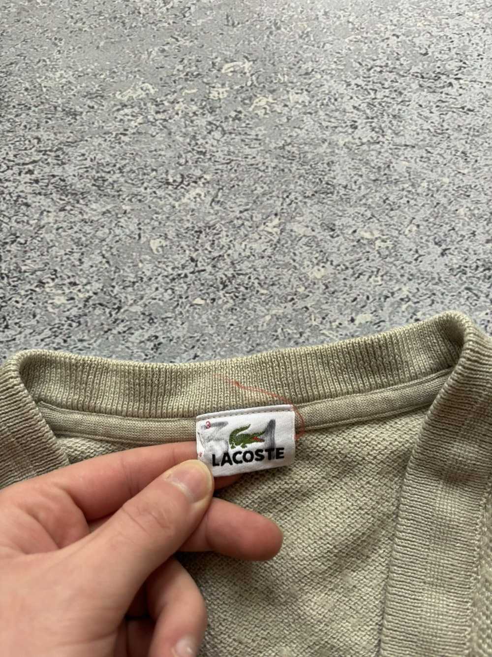 Cardigan × Japanese Brand × Lacoste Vintage Lacos… - image 4