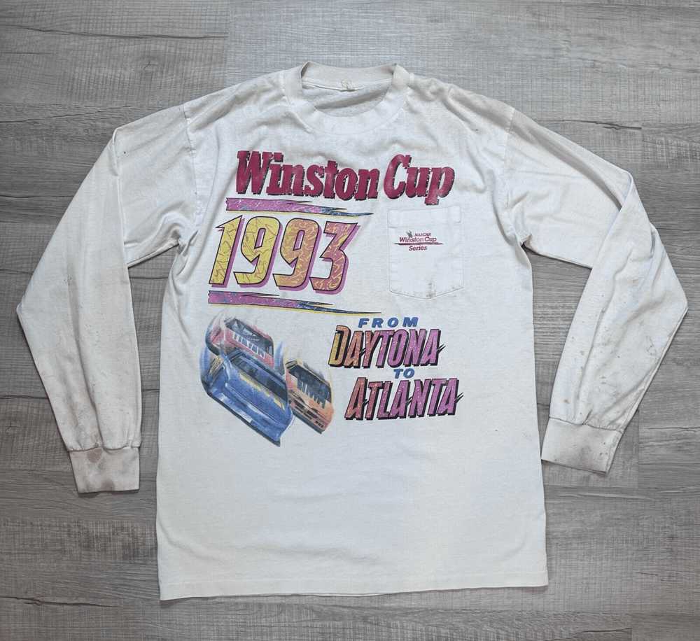 NASCAR × Tee Shirt × Vintage Vintage 1993 NASCAR … - image 1