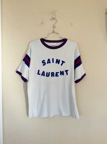 Saint Laurent Paris Saint Laurent Paris Logo Tee